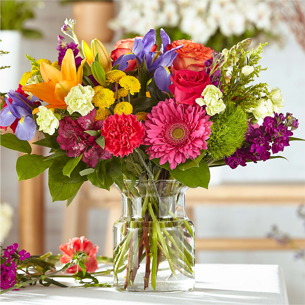 Bold & Bright – A Florist Original – Petal Pockets, Fontana CA