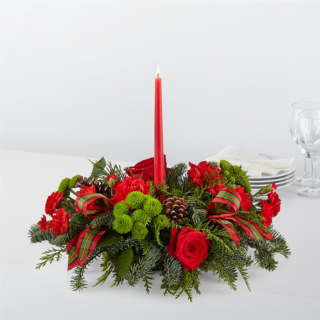By the Candlelight Centerpiece – Petal Pockets, Fontana CA