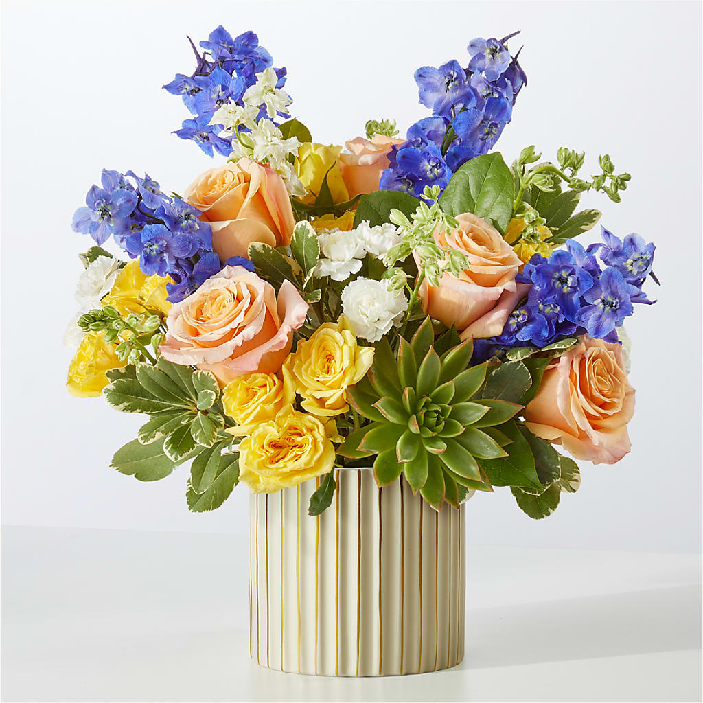 Cobalt Reverie Bouquet – Petal Pockets, Fontana CA