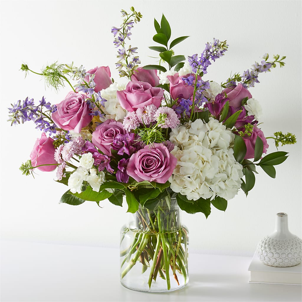 Violet Caress Bouquet – Petal Pockets, Fontana CA