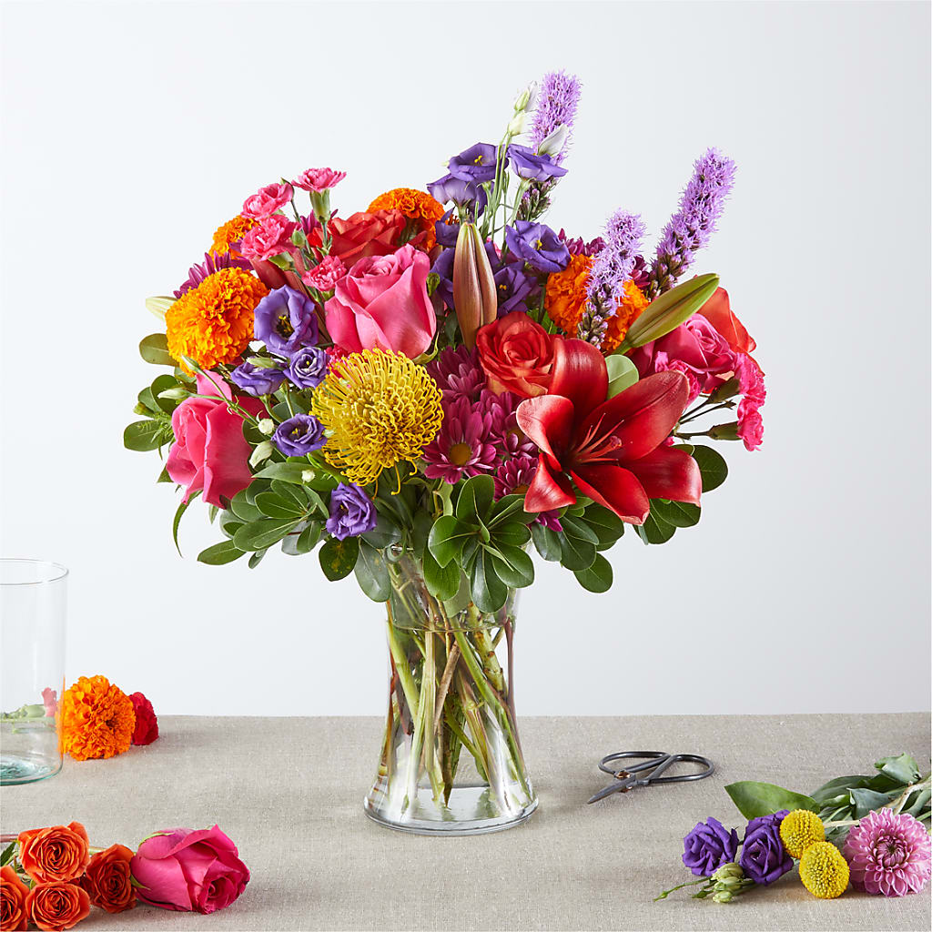 Feast of Color – A Florist Original – Petal Pockets, Fontana CA