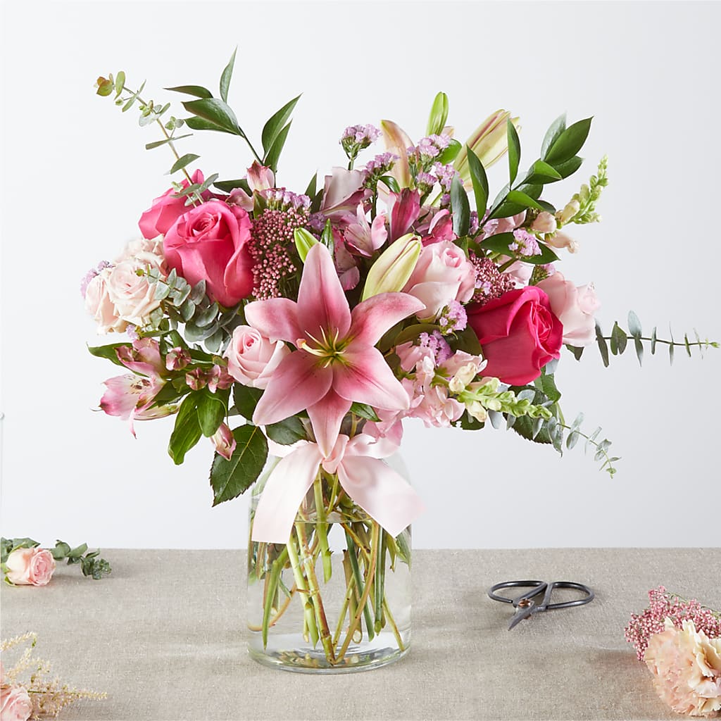 Pink Ribbon - A Florist Original – Petal Pockets, Fontana CA