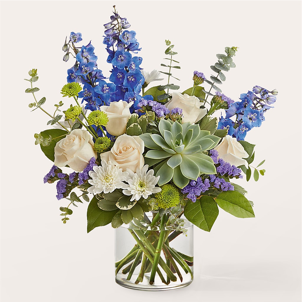 Cerulean Waves Bouquet – Petal Pockets, Fontana CA