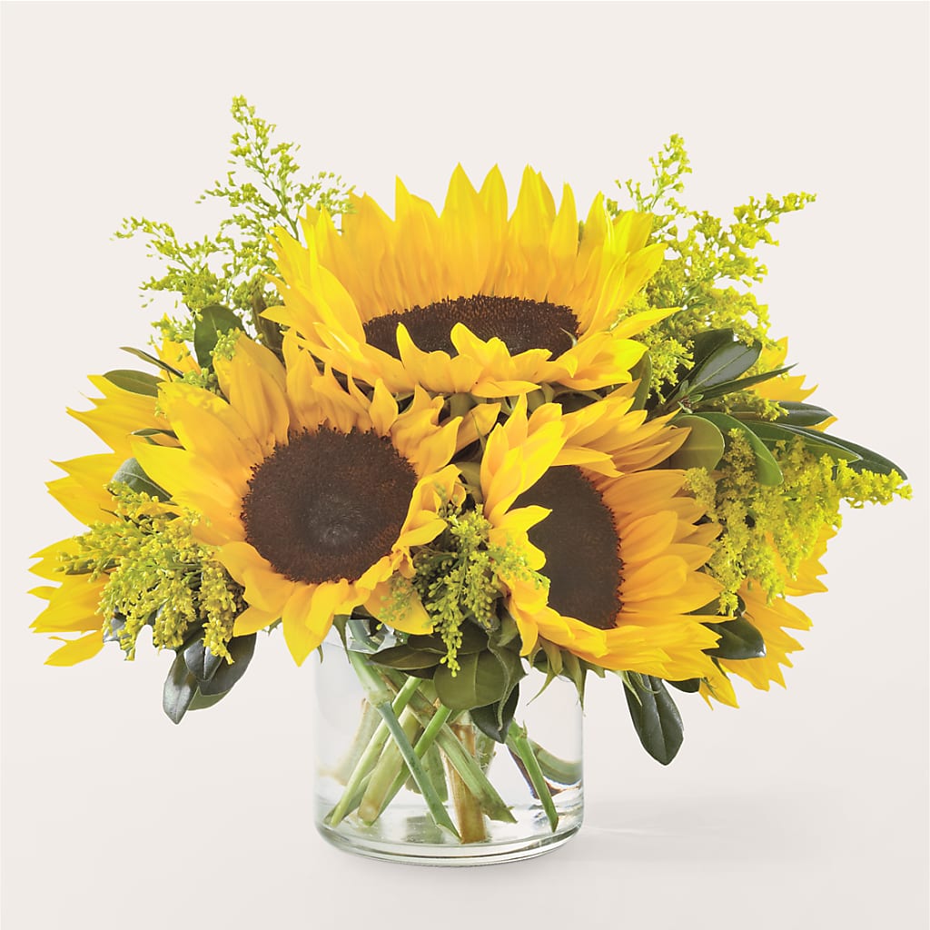 Beaming Sunflower Bouquet – Petal Pockets, Fontana CA