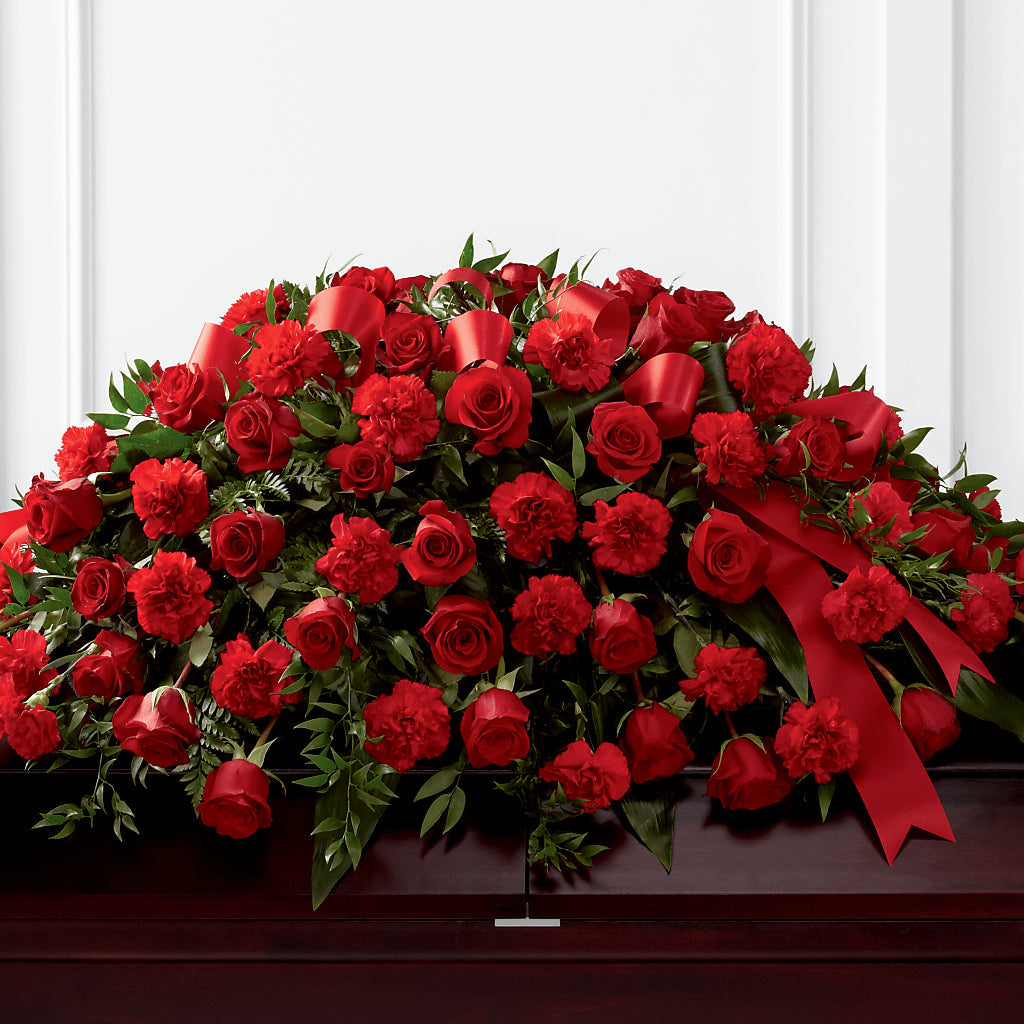 Tribute of Life Casket Spray – Petal Pockets, Fontana CA