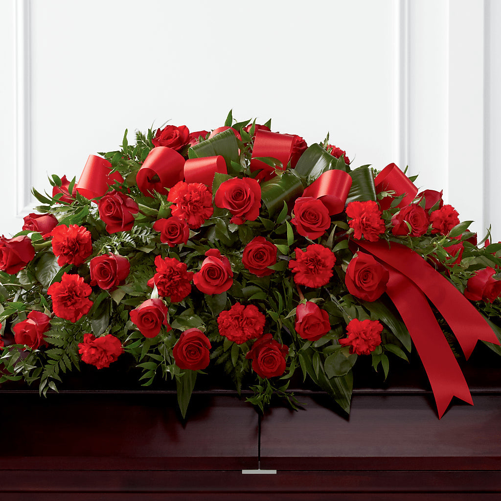 Tribute of Life Casket Spray – Petal Pockets, Fontana CA