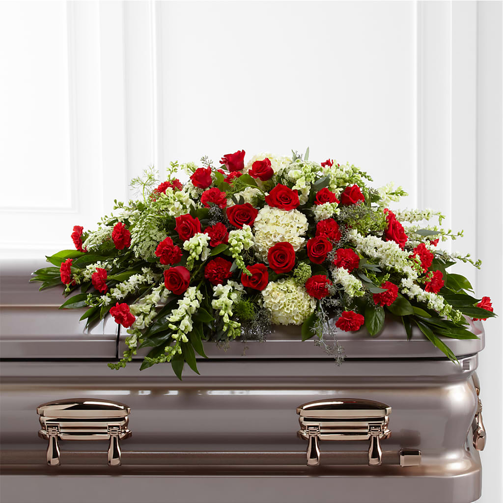 Sincerity Casket Spray – Petal Pockets, Fontana CA