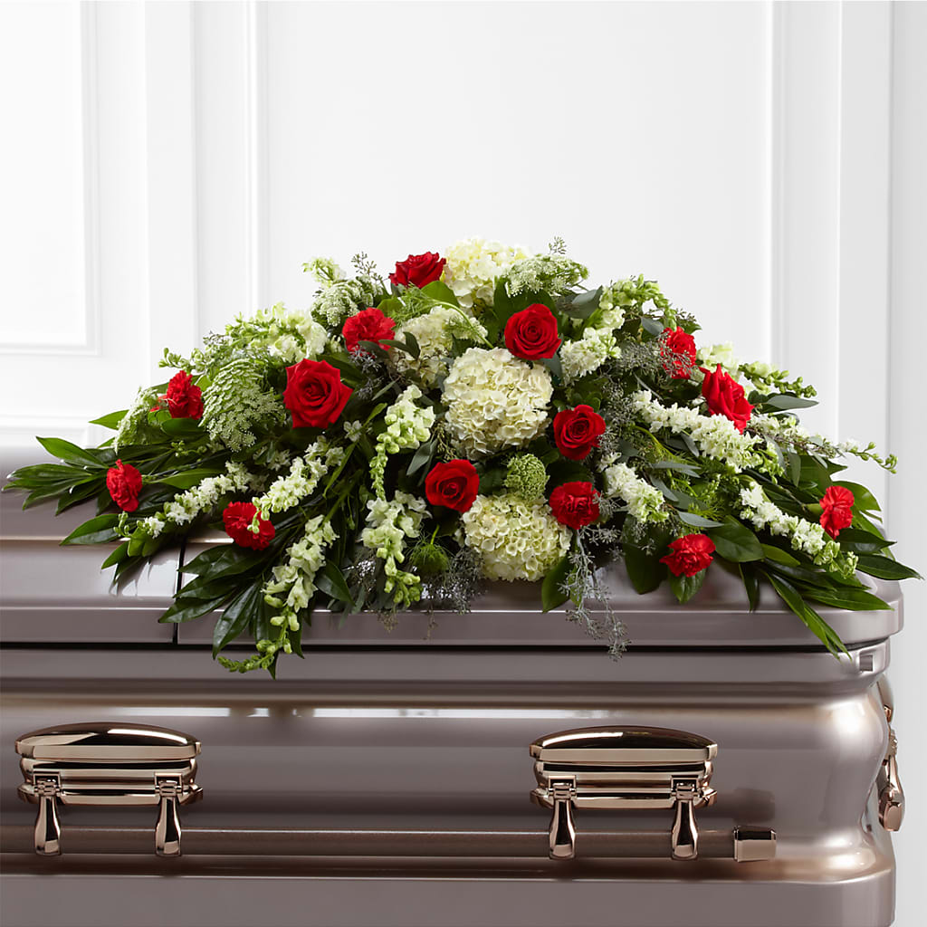 Sincerity Casket Spray – Petal Pockets, Fontana CA