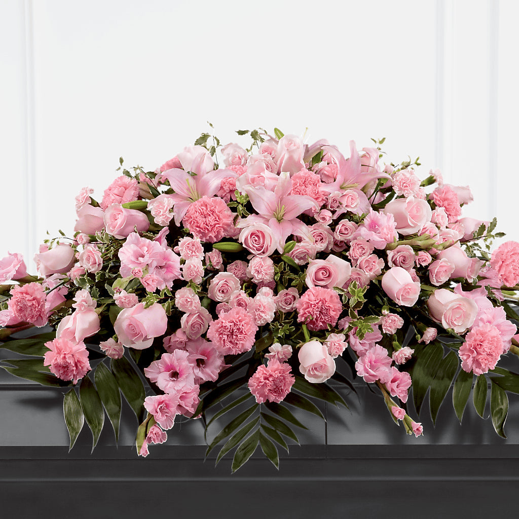 Garden of Comfort Casket Spray (Standard) – Petal Pockets, Fontana CA