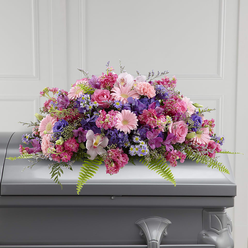 Glorious Garden Casket Spray – Petal Pockets, Fontana CA