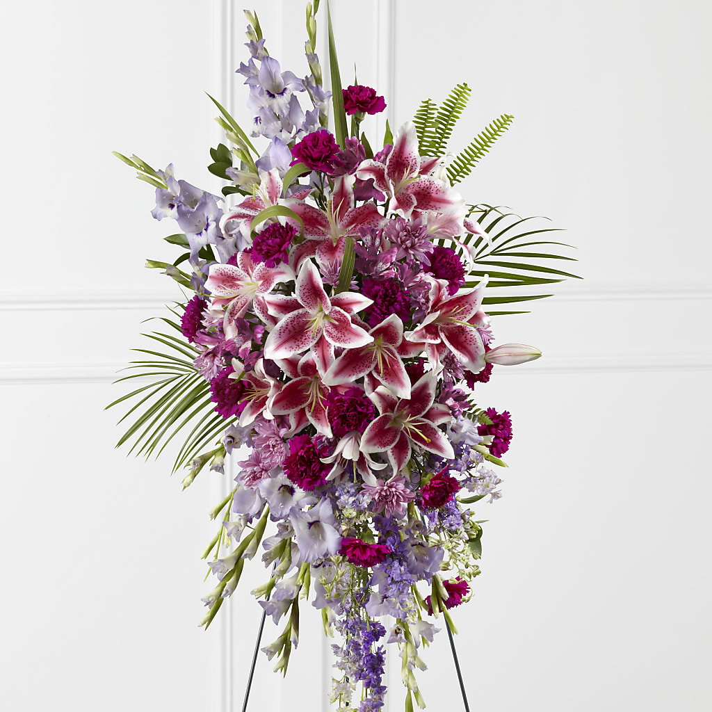 Tender Touch Standing Spray – Petal Pockets, Fontana CA