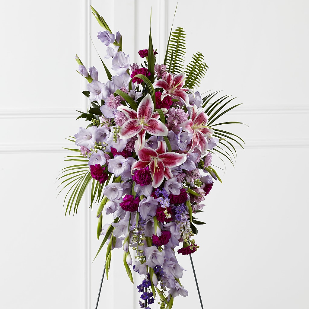 Tender Touch Standing Spray – Petal Pockets, Fontana CA