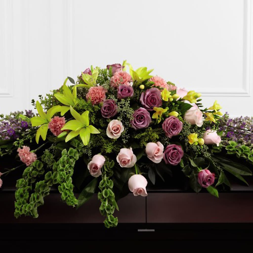 Forever Beloved Casket Spray – Petal Pockets, Fontana CA