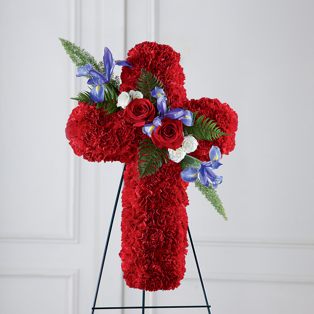 Faithful Hero Floral Cross – Petal Pockets, Fontana CA