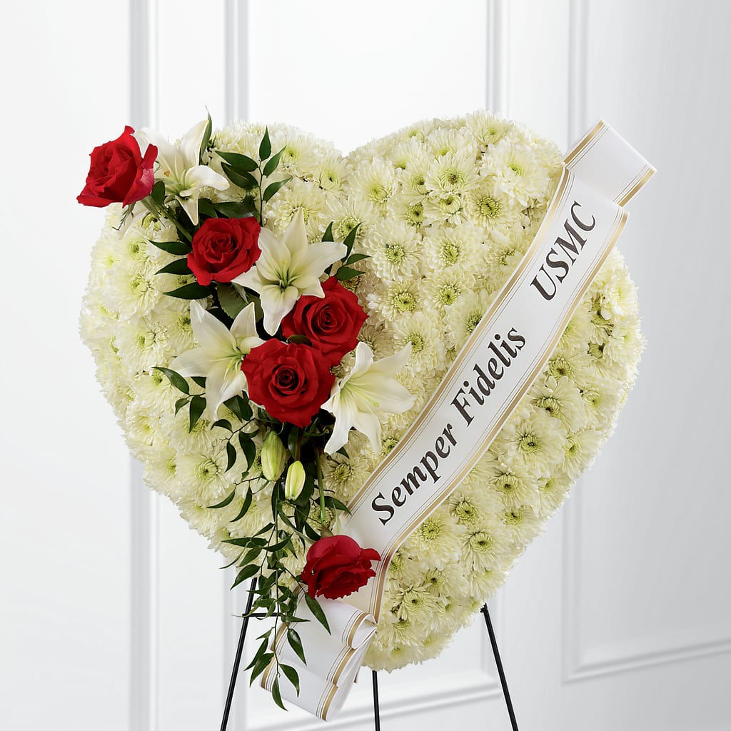 Heartfelt Hero Standing Heart – Petal Pockets, Fontana CA