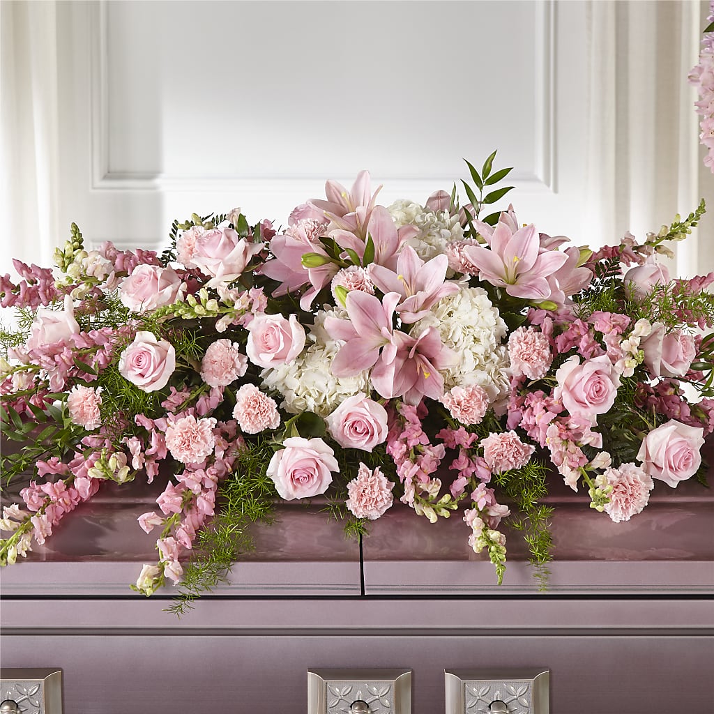 Life & Remembrance Casket Spray – Petal Pockets, Fontana CA