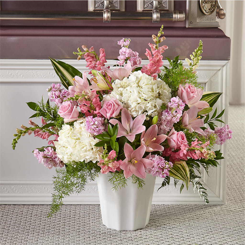 Simply Serene Floor Basket – Petal Pockets, Fontana CA