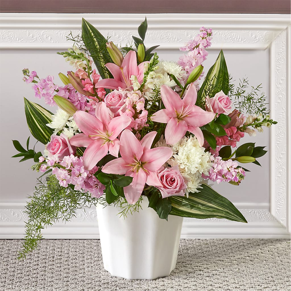 Simply Serene Floor Basket – Petal Pockets, Fontana CA