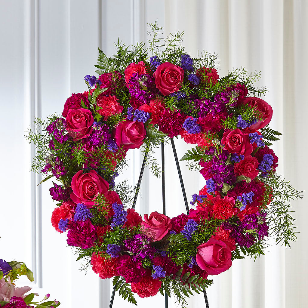 Calming Colors Wreath – Petal Pockets, Fontana CA