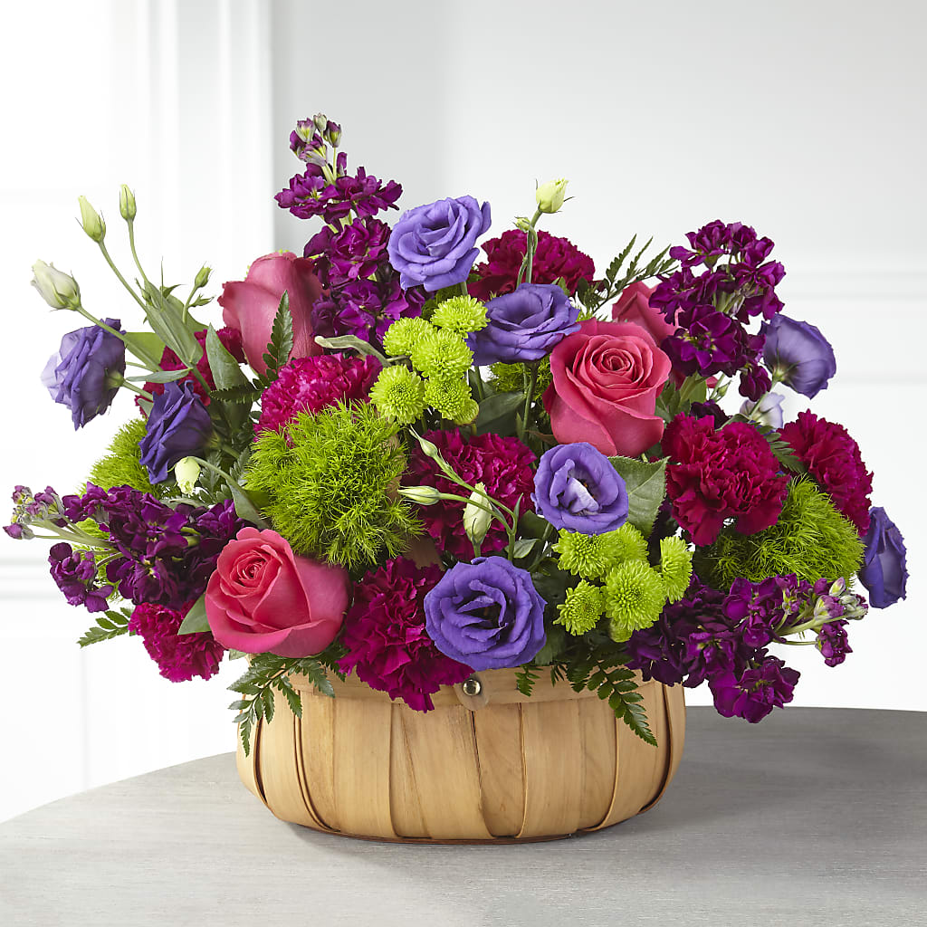 Serene Sanctuary Basket – Petal Pockets, Fontana CA
