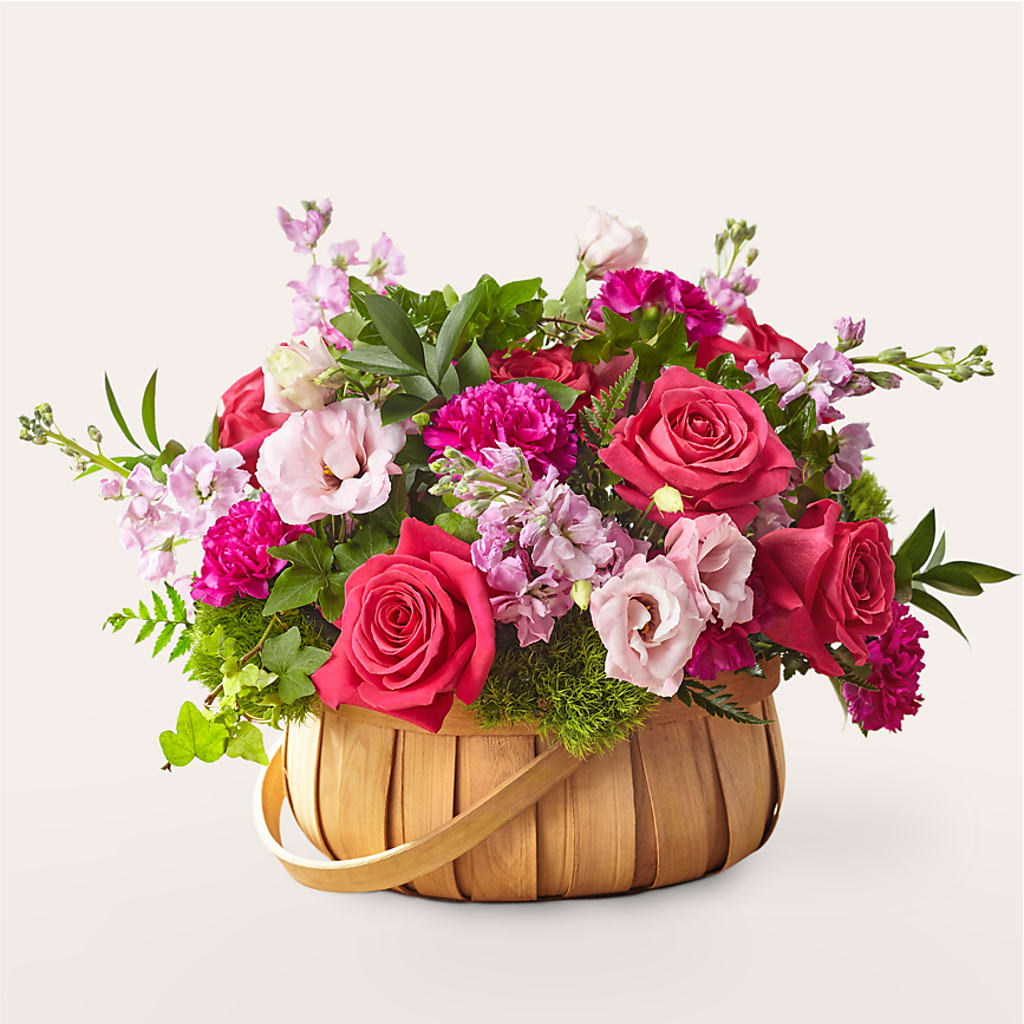 Radiance in Bloom Basket – Petal Pockets, Fontana CA