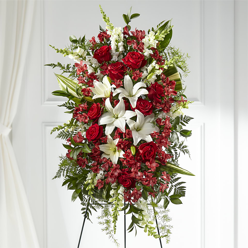 Everlasting Memory Standing Spray – Petal Pockets, Fontana CA