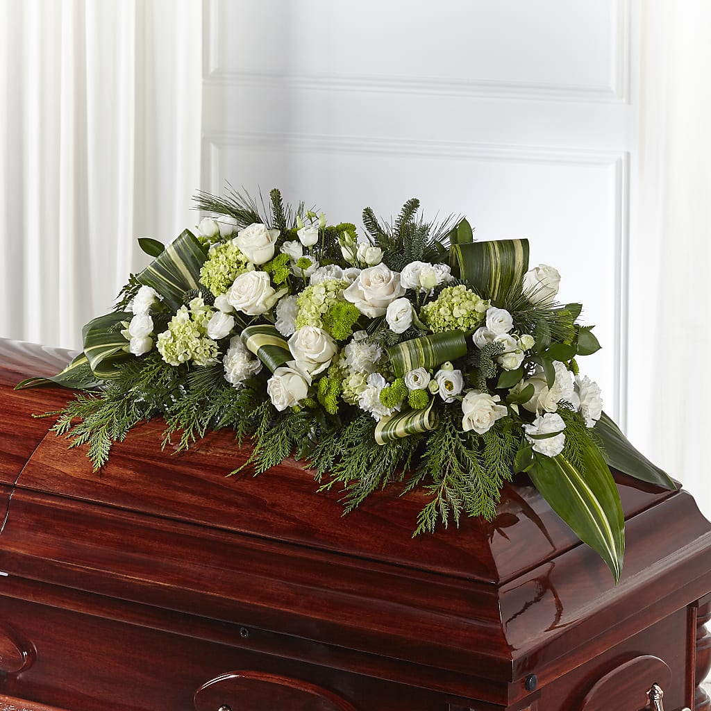 Hopeful Gesture Casket Spray – Petal Pockets, Fontana CA