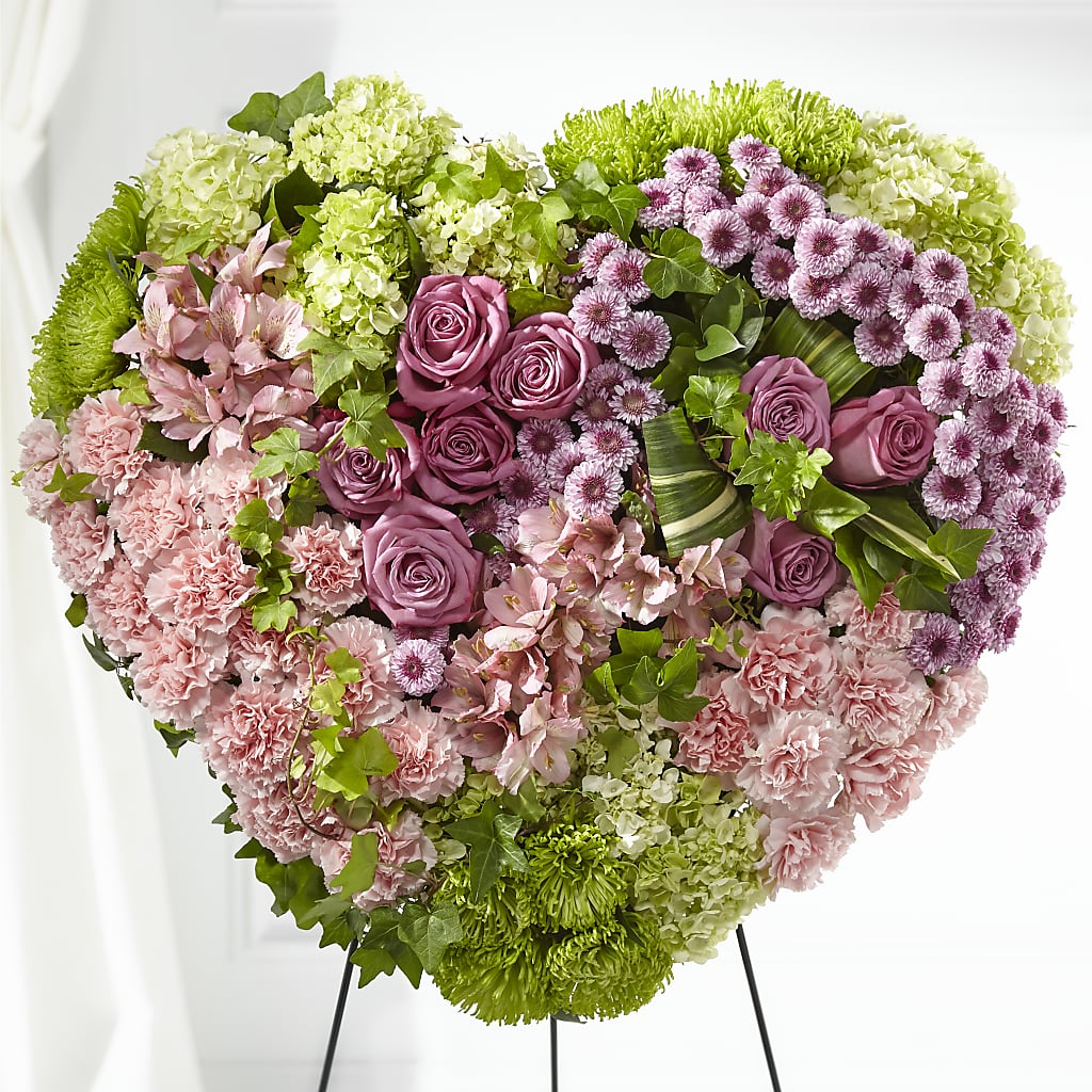 Heartwarming Standing Heart – Petal Pockets, Fontana CA