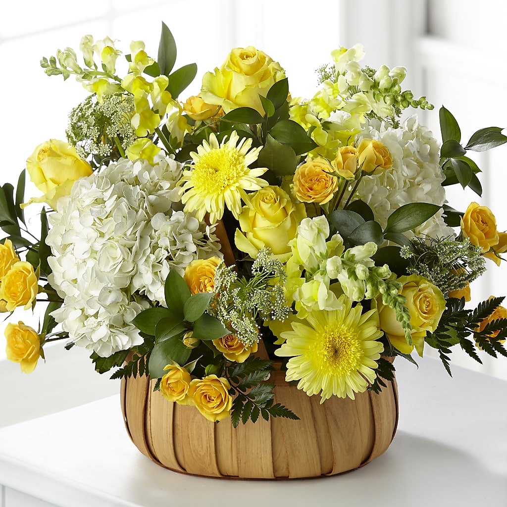 Rustic Remembrance Basket – Petal Pockets, Fontana CA