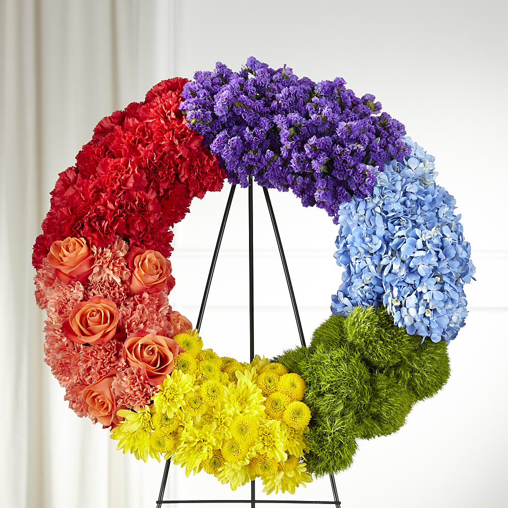 Circle of Love Wreath – Petal Pockets, Fontana CA