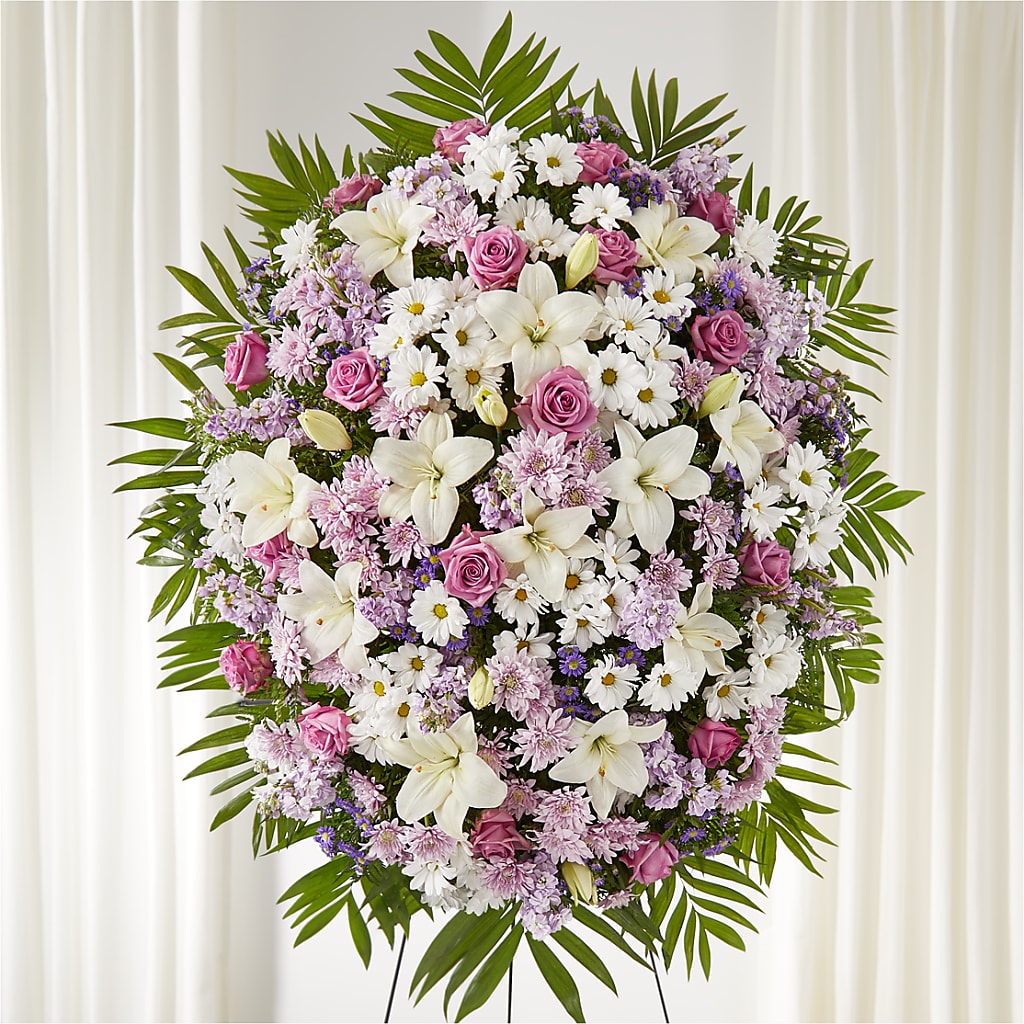 Surrounded by Love Standing Spray – Petal Pockets, Fontana CA