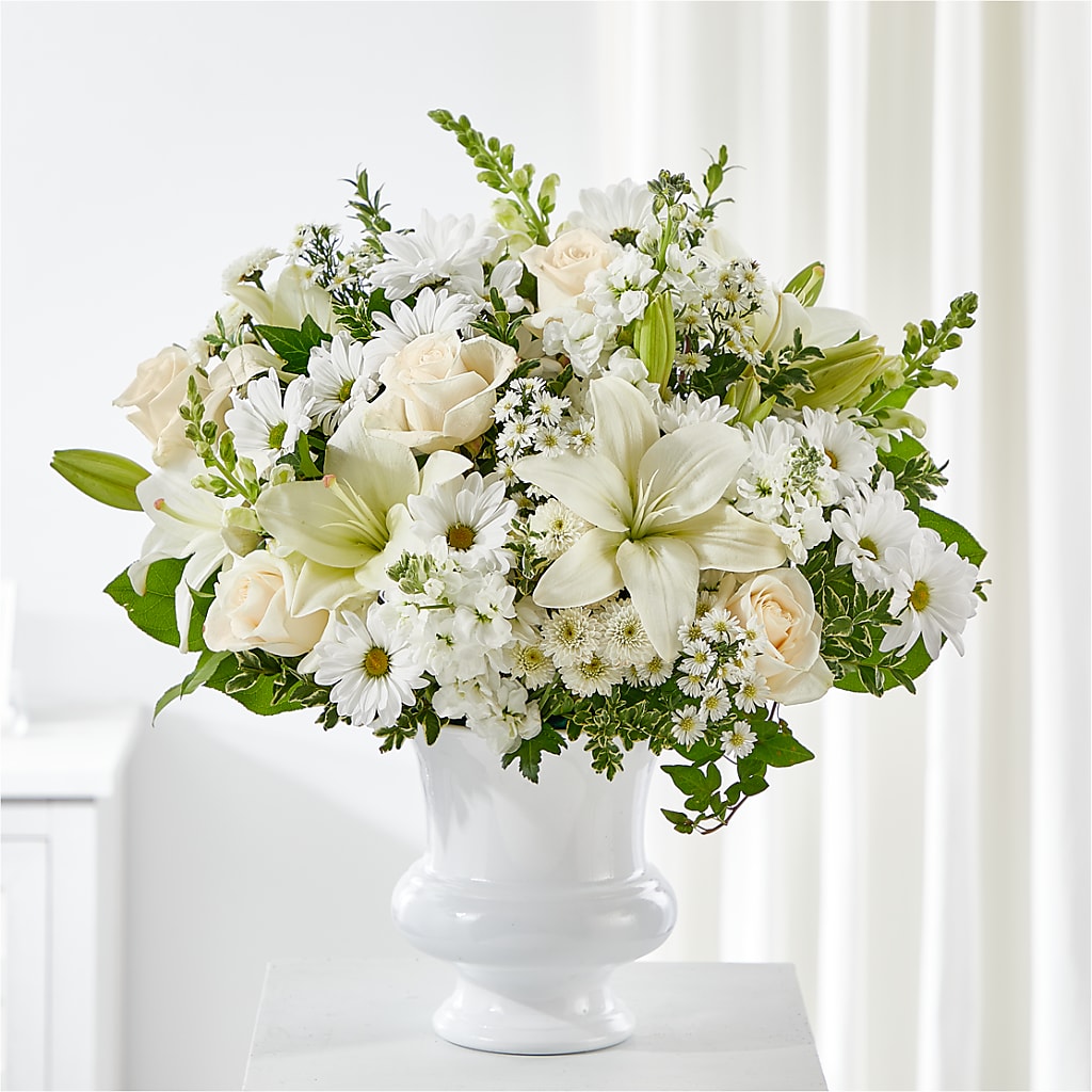 Uplifting Urn Arrangement – Petal Pockets, Fontana CA