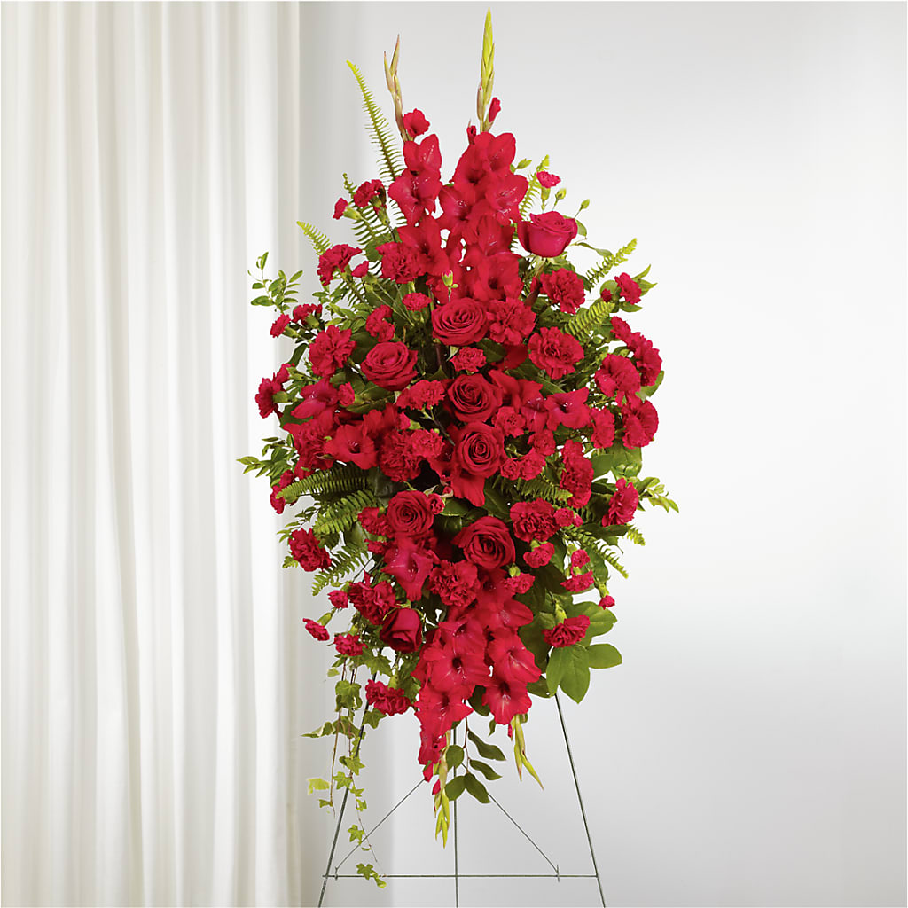 From the Heart Standing Spray – Petal Pockets, Fontana CA