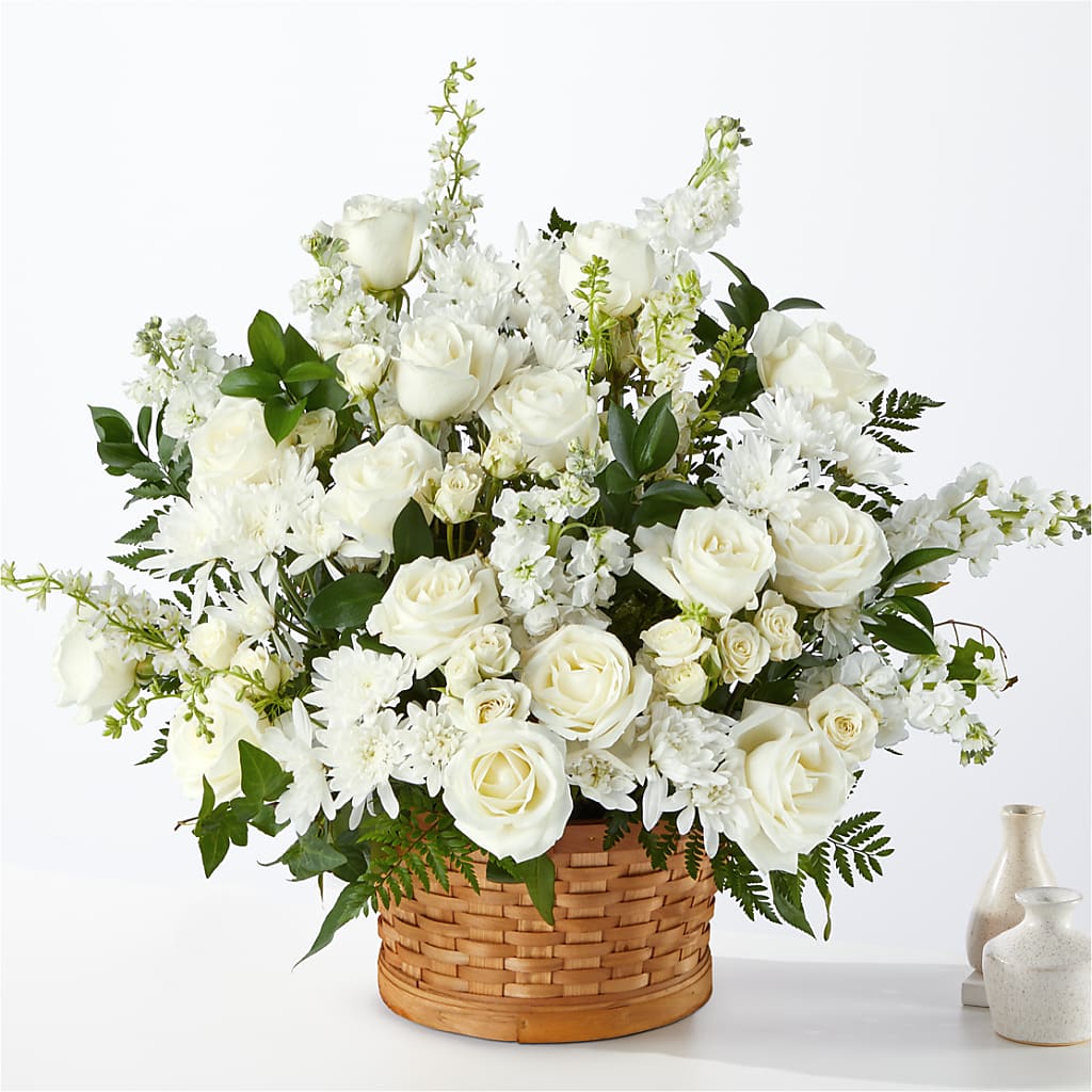 Heartfelt Condolences Arrangement – Petal Pockets, Fontana CA