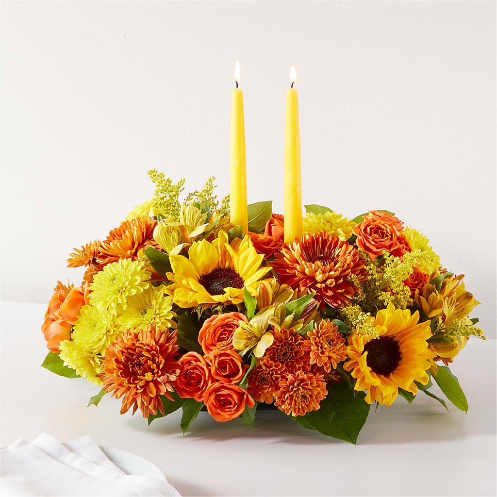 Autumn Harmony Centerpiece – Petal Pockets, Fontana CA
