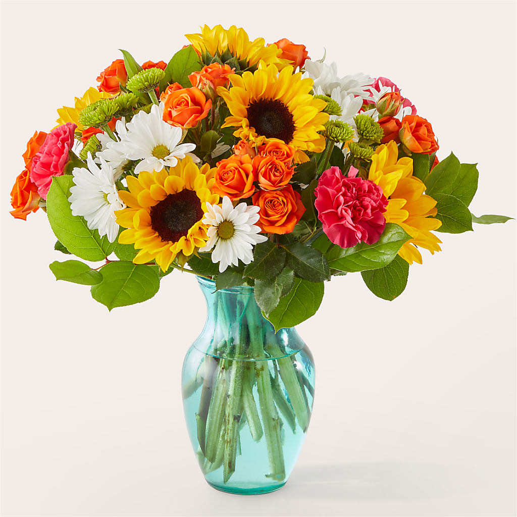 Sun-drenched Blooms Bouquet – Petal Pockets, Fontana CA