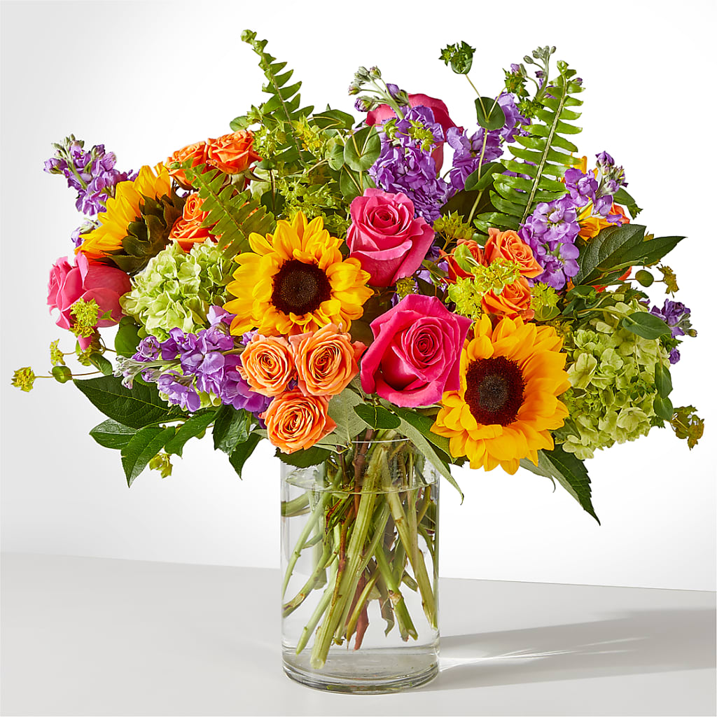 Vibrant Greetings Bouquet – Petal Pockets, Fontana CA