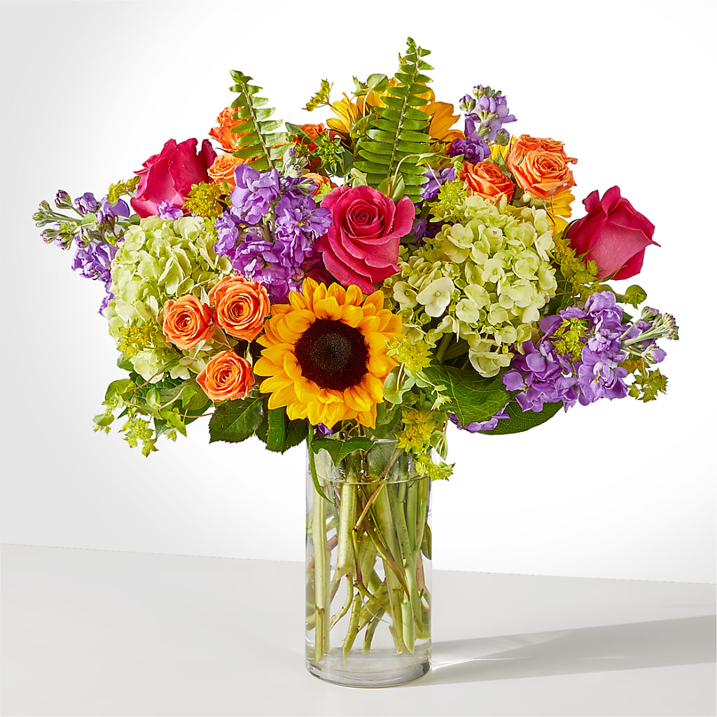 Vibrant Greetings Bouquet – Petal Pockets, Fontana CA