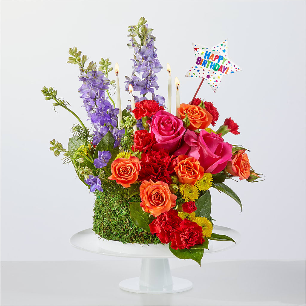 Best Year Yet Floral Cake – Petal Pockets, Fontana CA
