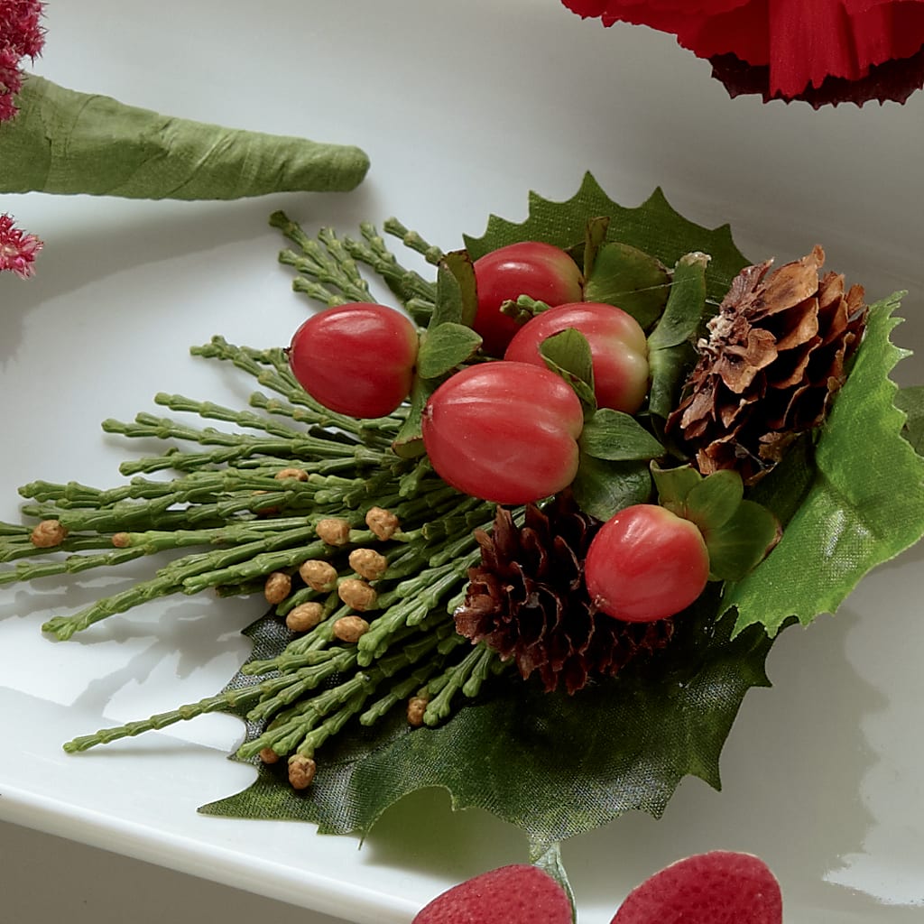 Red Berry Boutonniere – Petal Pockets, Fontana CA