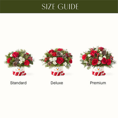 Jolly Snowman Bouquet –  Petal Pockets, Fontana CA