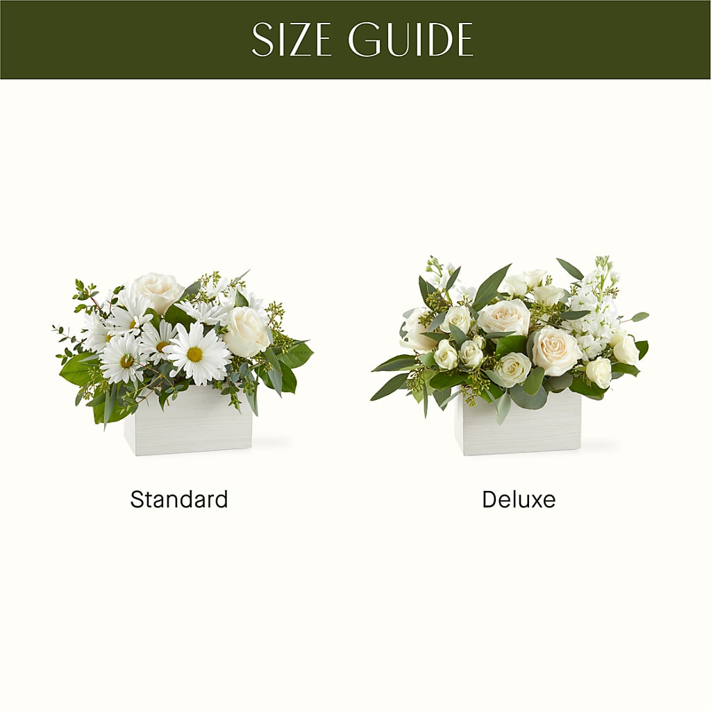 Fresh Linen Box Bouquet –  Petal Pockets, Fontana CA