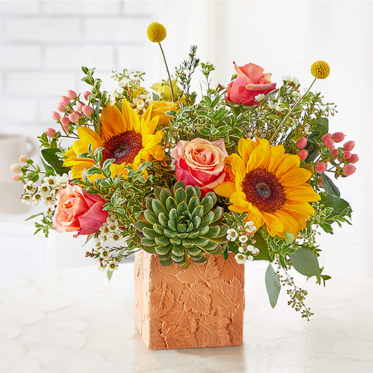 Sunflower Season Bouquet –  Petal Pockets, Fontana CA