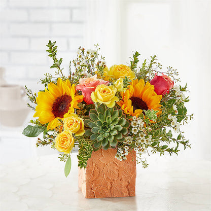 Sunflower Season Bouquet –  Petal Pockets, Fontana CA
