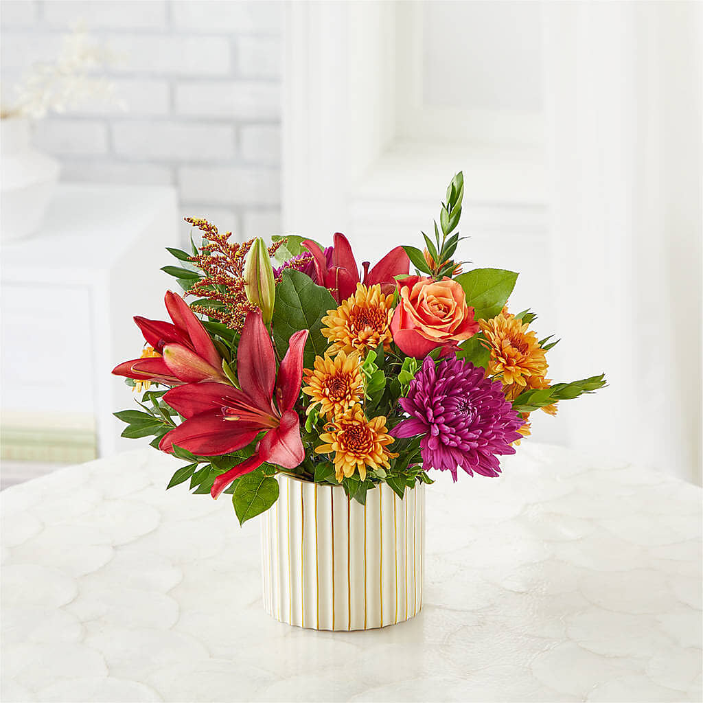 Burgundy Landscape Bouquet –  Petal Pockets, Fontana CA