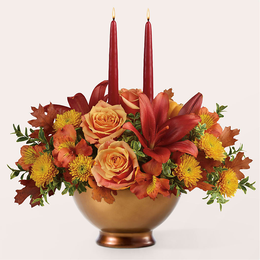 Harvest Table Centerpiece –  Petal Pockets, Fontana CA