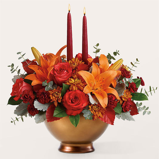 Fruits of Fall Centerpiece –  Petal Pockets, Fontana CA