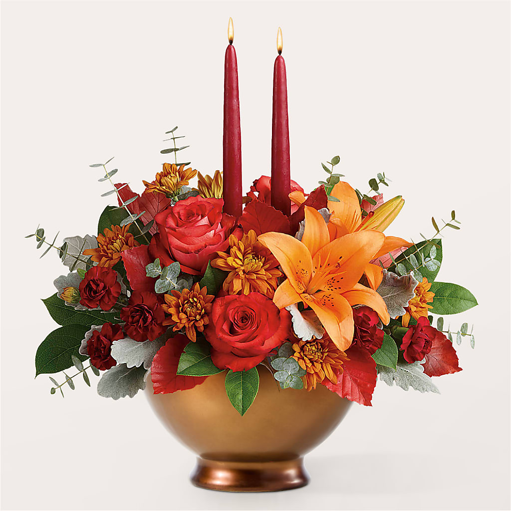 Fruits of Fall Centerpiece –  Petal Pockets, Fontana CA
