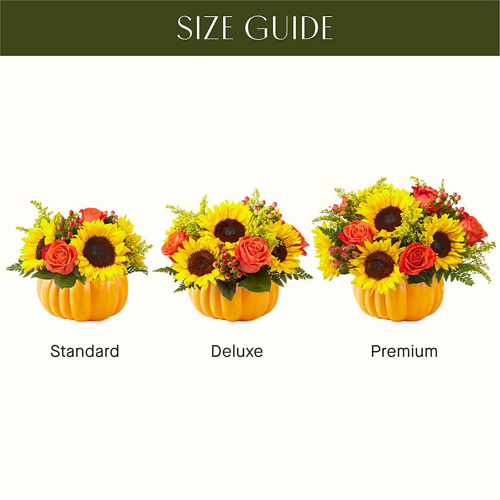 Pick of the Patch Pumpkin Bouquet –  Petal Pockets, Fontana CA