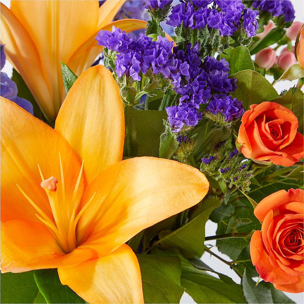 Radiant Citrus Bouquet –  Petal Pockets, Fontana CA